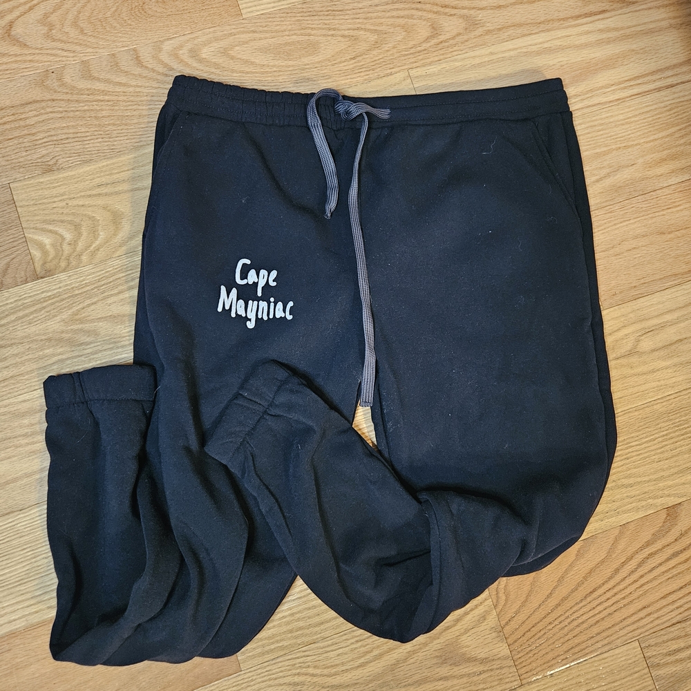 Black Joggers with Cape Mayniac Logo